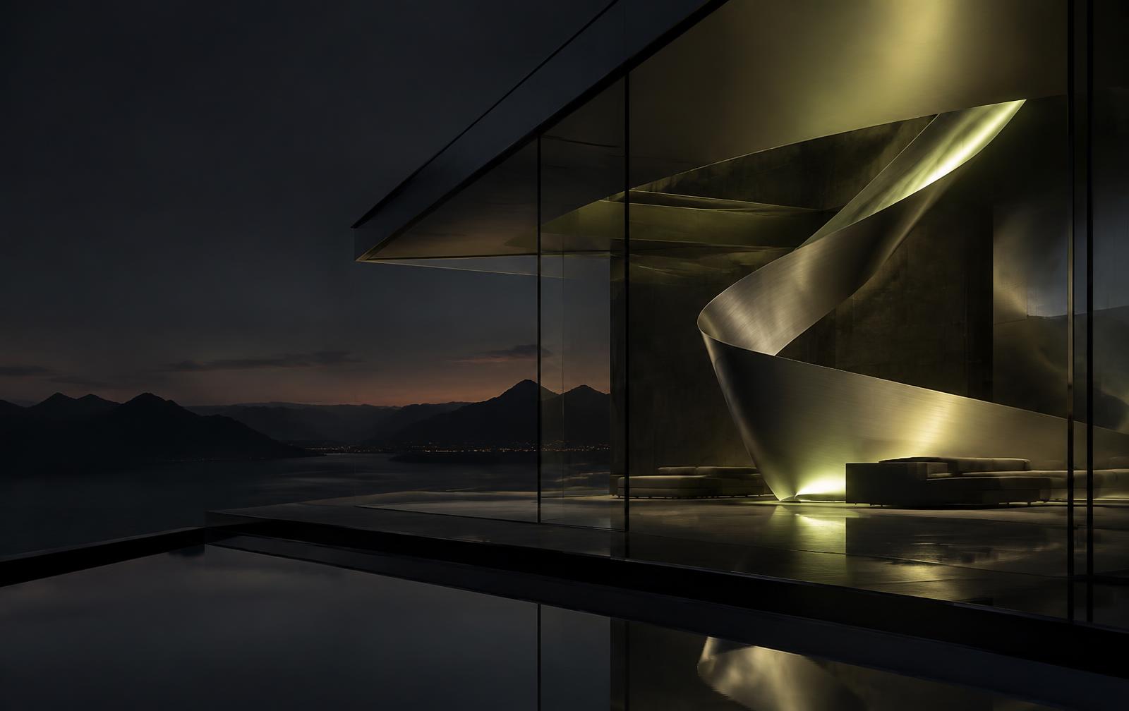 Precision-crafted sculptural architecture