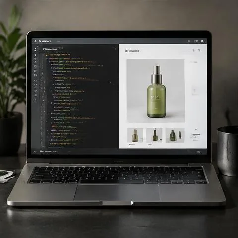 Store maintenance workstation with code and storefront